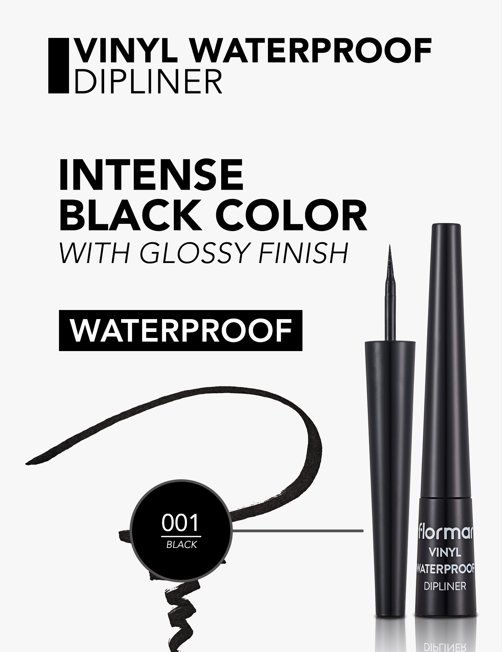 Vinyl Waterproof Dipliner Black