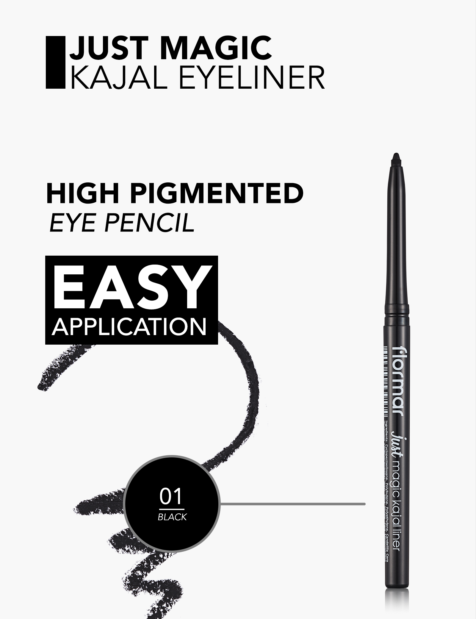 Just Magic Kajal Liner Deep Black